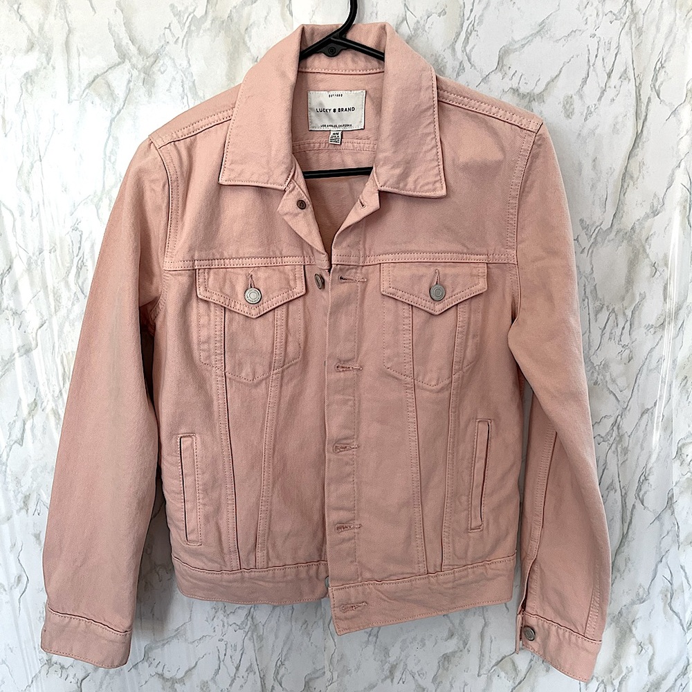 Lucky Brand Pink Jean Jacket
